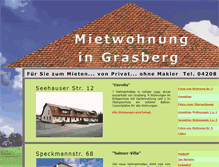 Tablet Screenshot of mietwohnung-grasberg.de